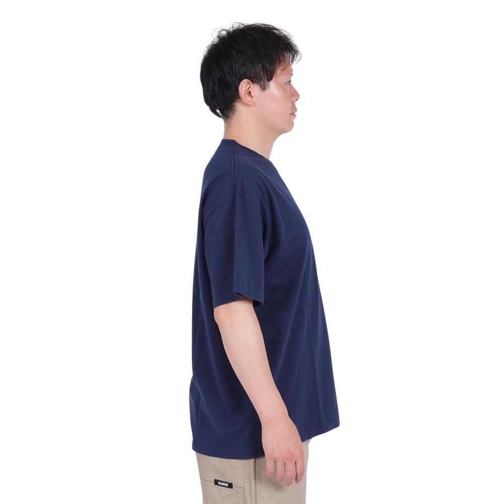 エクストララージ（XLARGE）（メンズ）SLANTED OG ショートスリーブ ポケット Tシャツ 101242011004-NAVY