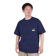 エクストララージ（XLARGE）（メンズ）SLANTED OG ショートスリーブ ポケット Tシャツ 101242011004-NAVY