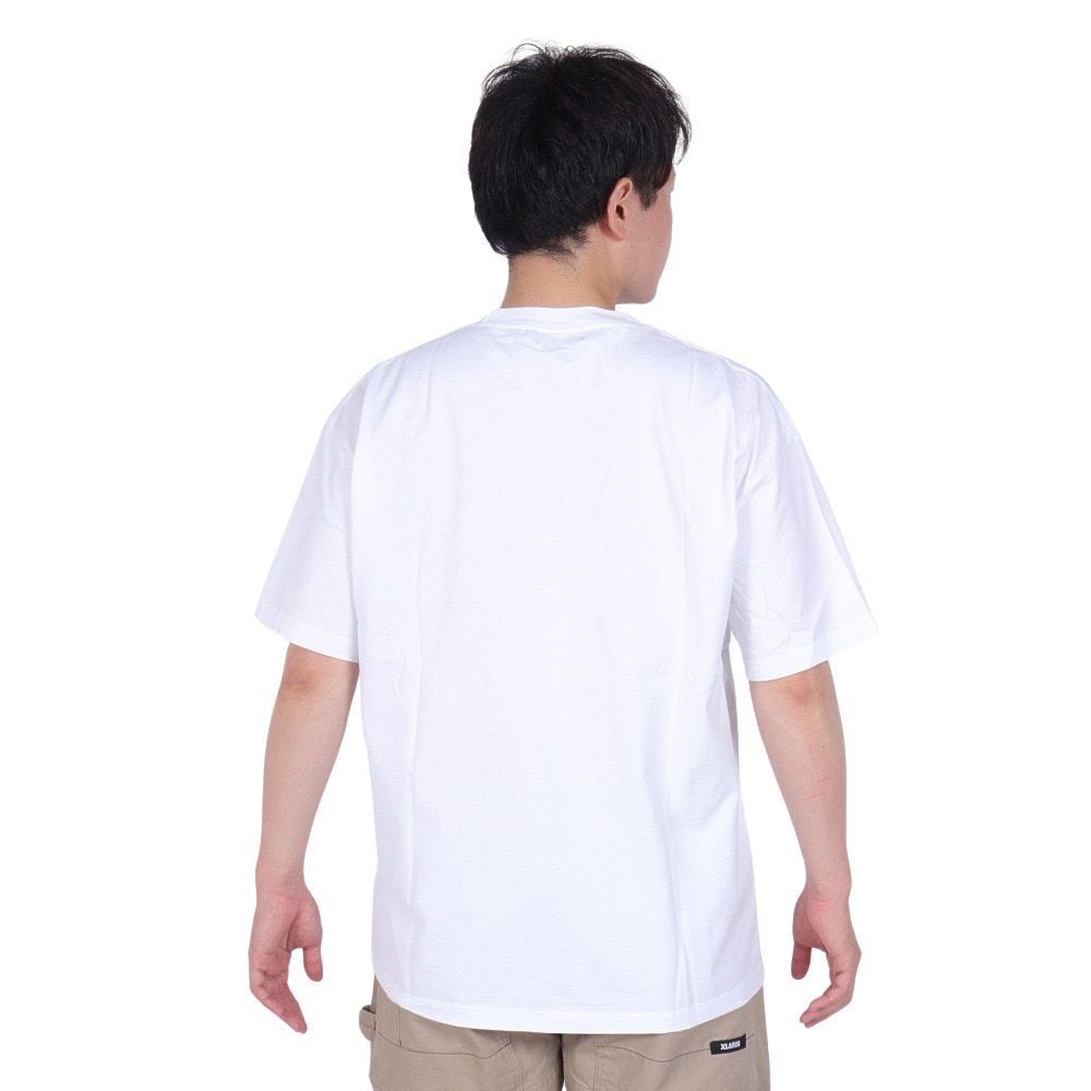エクストララージ（XLARGE）（メンズ）SLANTED OG ショートスリーブ ポケット Tシャツ 101242011004-WHITE