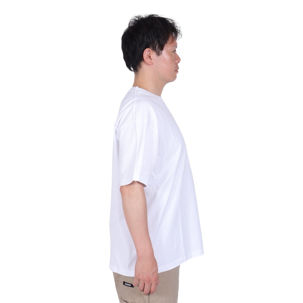 エクストララージ（XLARGE）（メンズ）SLANTED OG ショートスリーブ ポケット Tシャツ 101242011004-WHITE
