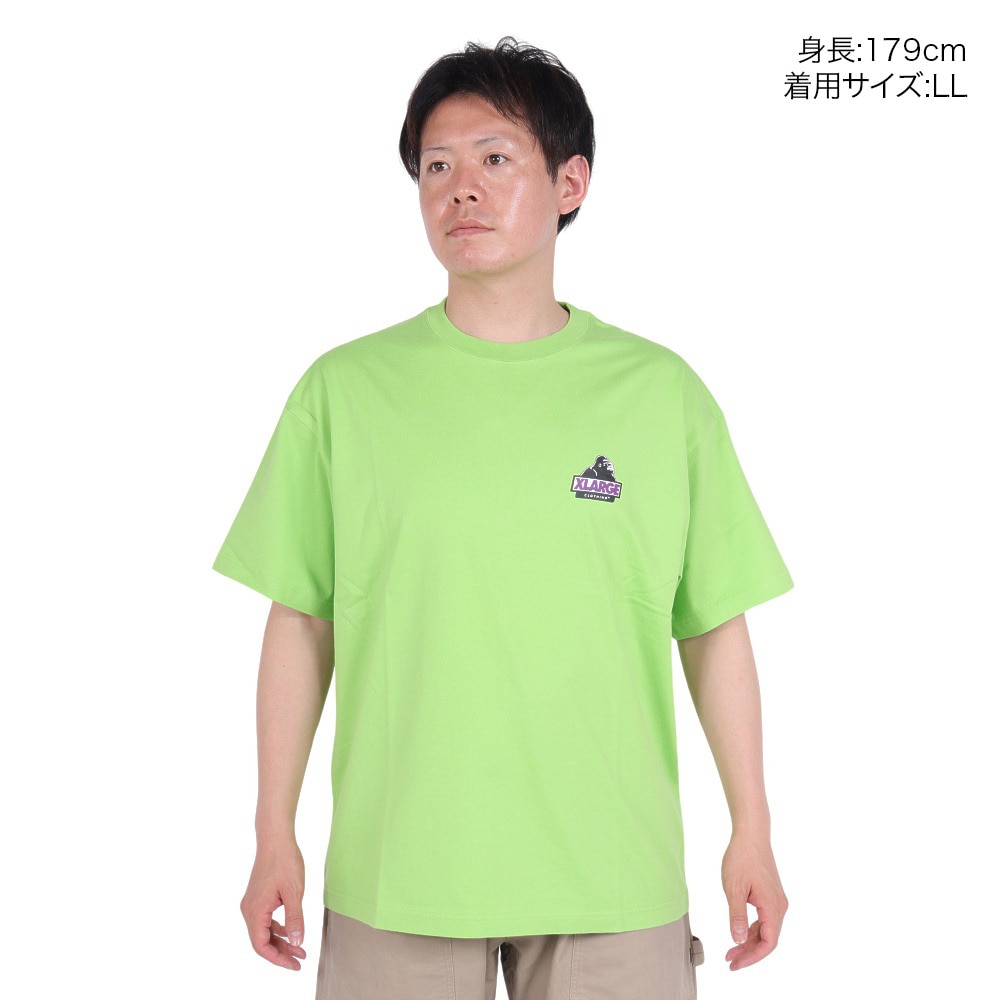 エクストララージ（XLARGE）（メンズ）SLANTED OG ショートスリーブ Tシャツ 101242011005-GREEN
