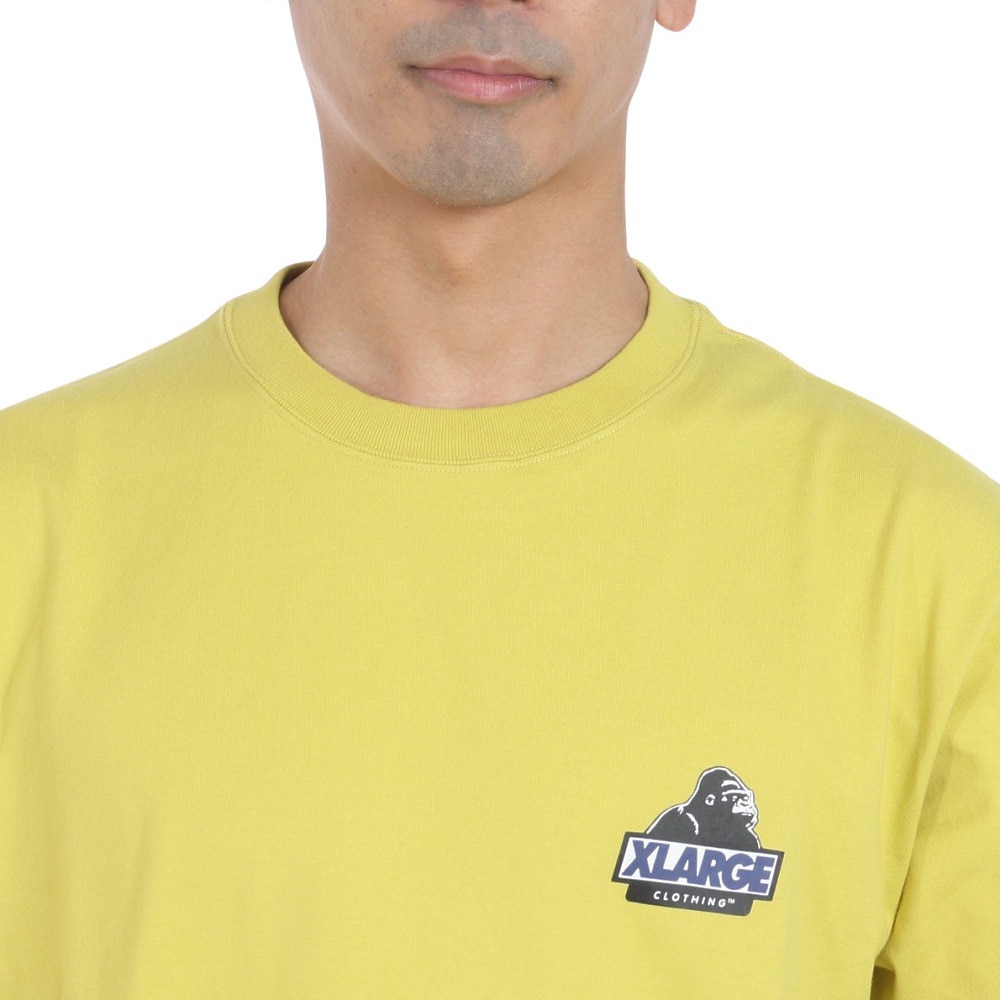 エクストララージ（XLARGE）（メンズ）SLANTED OG ショートスリーブ Tシャツ 101242011005-YELLOW