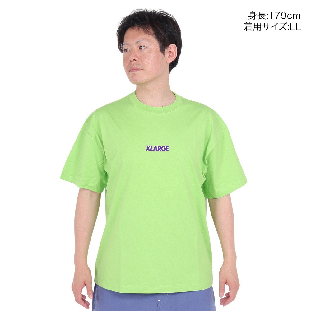 エクストララージ（XLARGE）（メンズ）スタンダード ロゴ ショートスリーブ Tシャツ 101242011006-GREEN