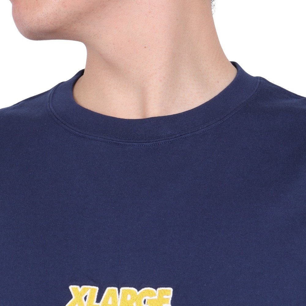 エクストララージ（XLARGE）（メンズ）スタンダード ロゴ ショートスリーブ Tシャツ 101242011006-NAVY