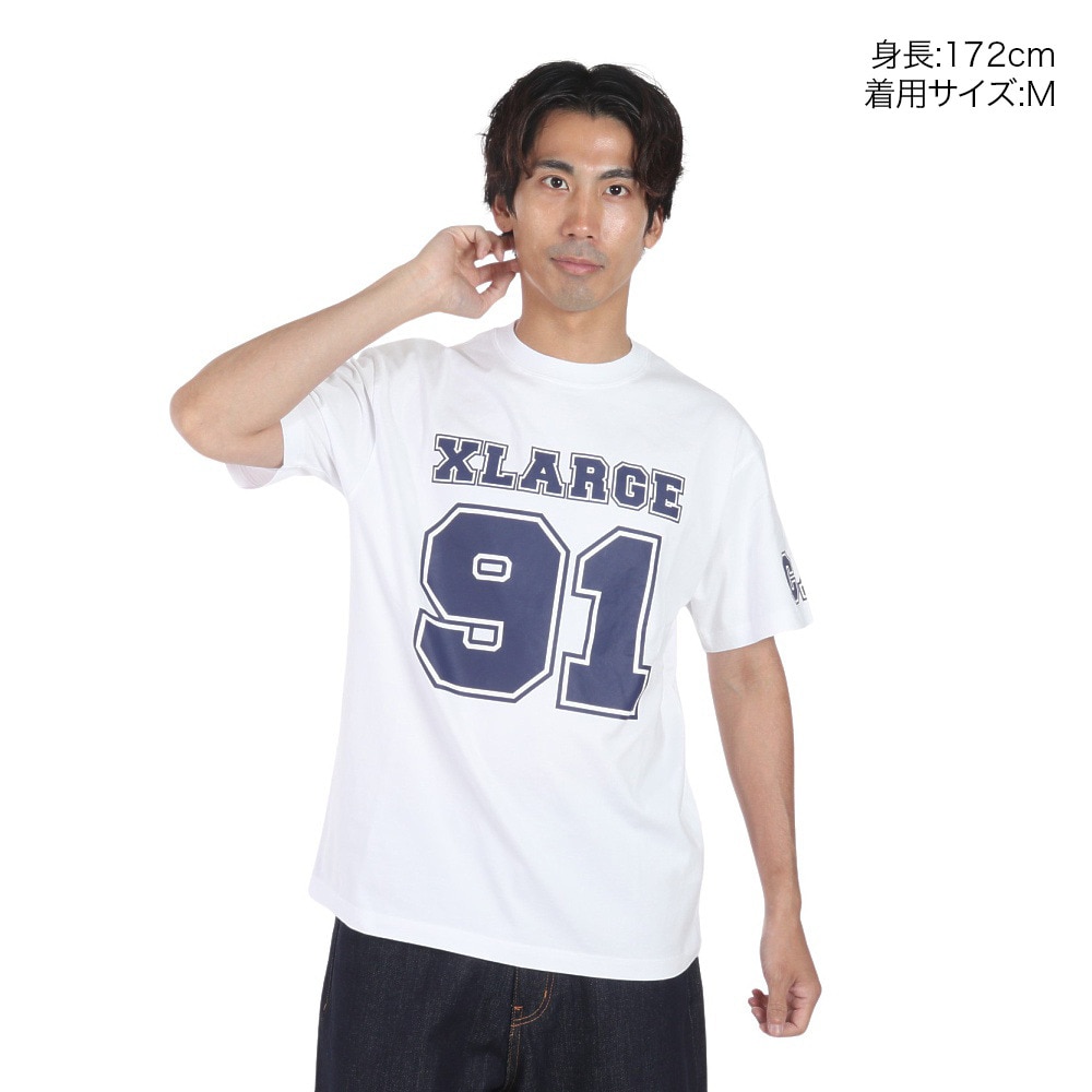 エクストララージ（XLARGE）（メンズ）91 ショートスリーブTシャツ 101242011013-WHITE