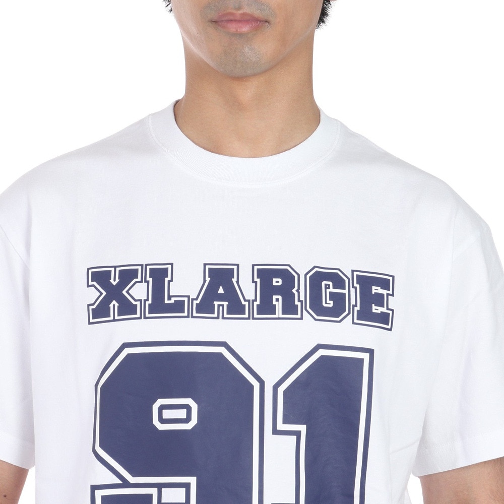 エクストララージ（XLARGE）（メンズ）91 ショートスリーブTシャツ 101242011013-WHITE