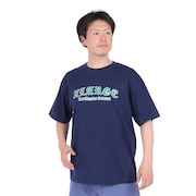 (メンズ、レディース)OLD ENGLISH ロゴ ショートスリーブ Tシャツ 101242011016-NAVY