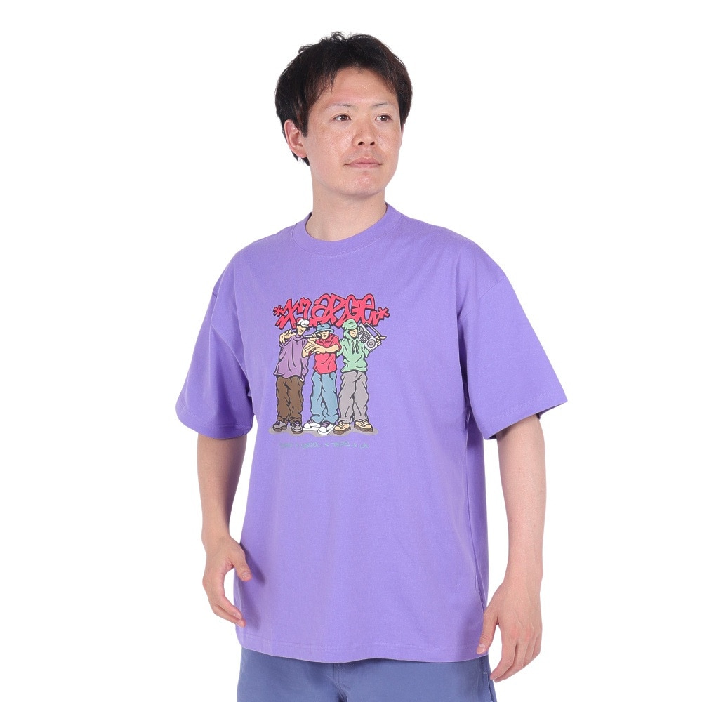 エクストララージ（XLARGE）（メンズ）CITIES ショートスリーブ Tシャツ 101242011017-LtPURPLE