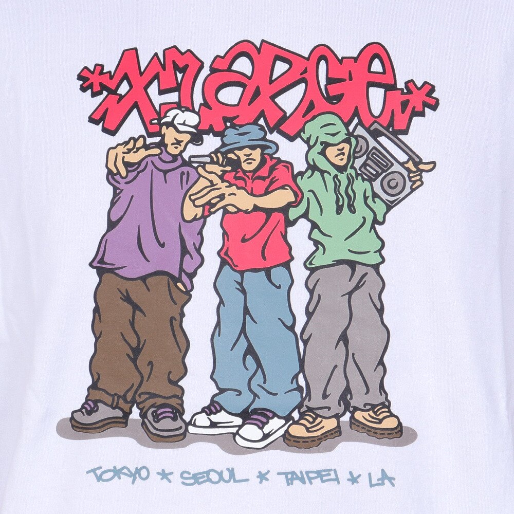 エクストララージ（XLARGE）（メンズ）CITIES ショートスリーブ Tシャツ 101242011017-WHITE