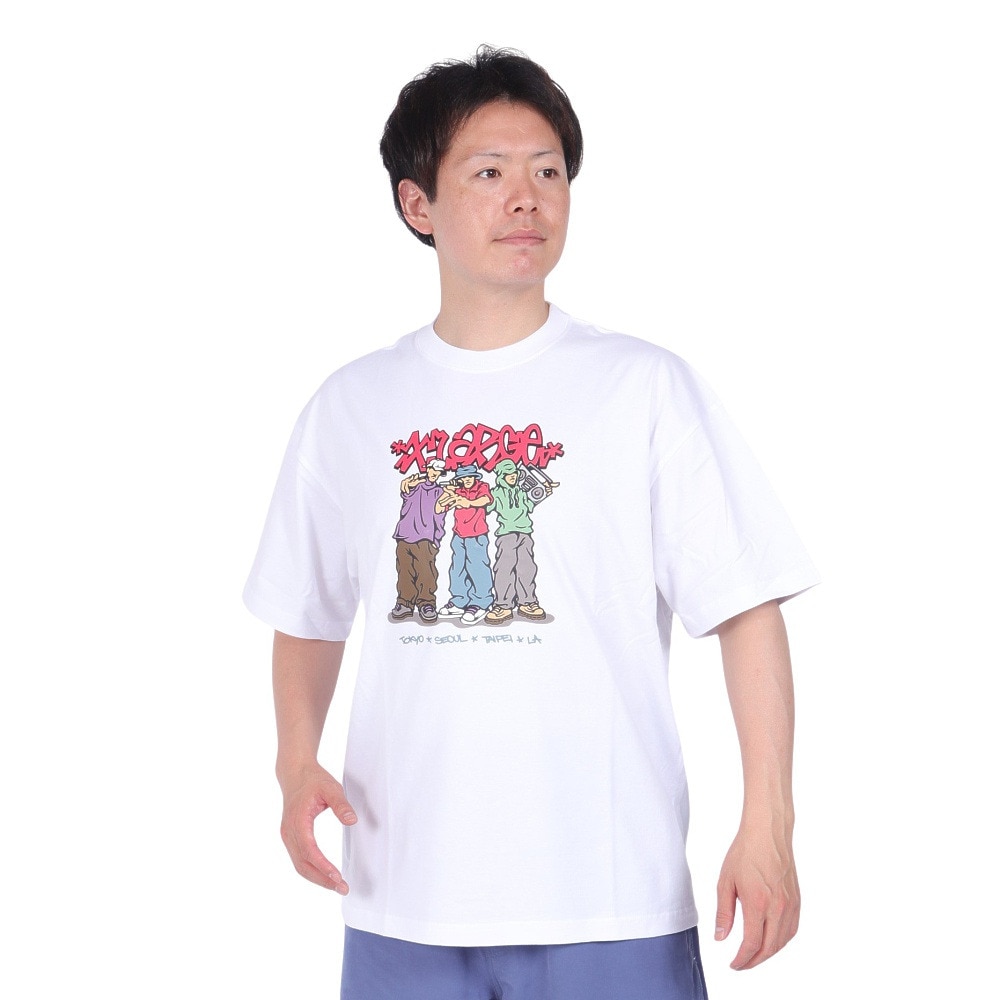 エクストララージ（XLARGE）（メンズ）CITIES ショートスリーブ Tシャツ 101242011017-WHITE