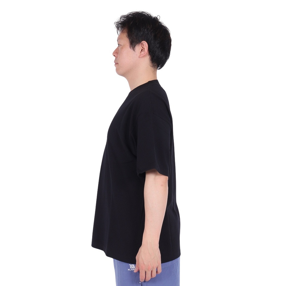 エクストララージ（XLARGE）（メンズ）AROUND THE WORLD ロゴ ショートスリーブ Tシャツ 101242011018-BLACK