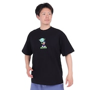 (メンズ)AROUND THE WORLD ロゴ ショートスリーブ Tシャツ 101242011018