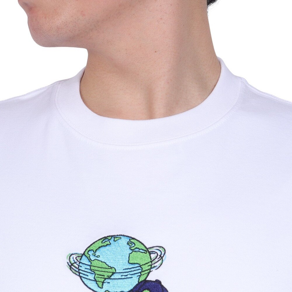 エクストララージ（XLARGE）（メンズ）AROUND THE WORLD ロゴ ショートスリーブ Tシャツ 101242011018-WHITE