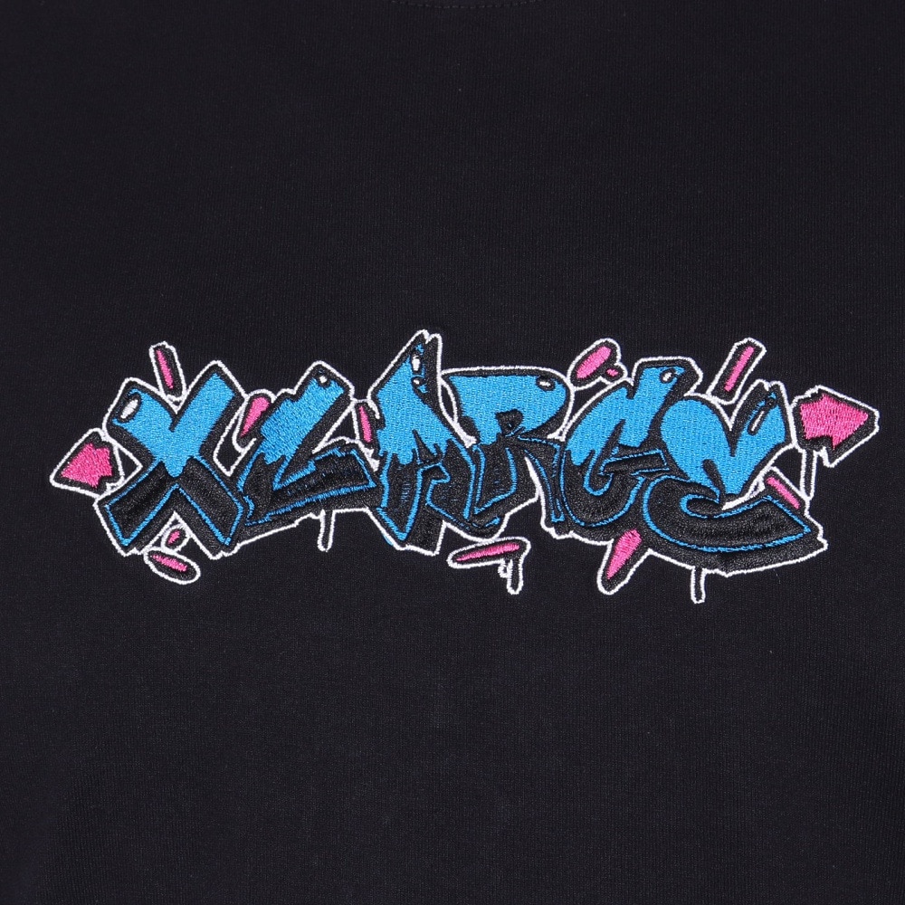 エクストララージ（XLARGE）（メンズ）AEROSOL GAFFITI ショートスリーブ Tシャツ 101242011032-BLACK