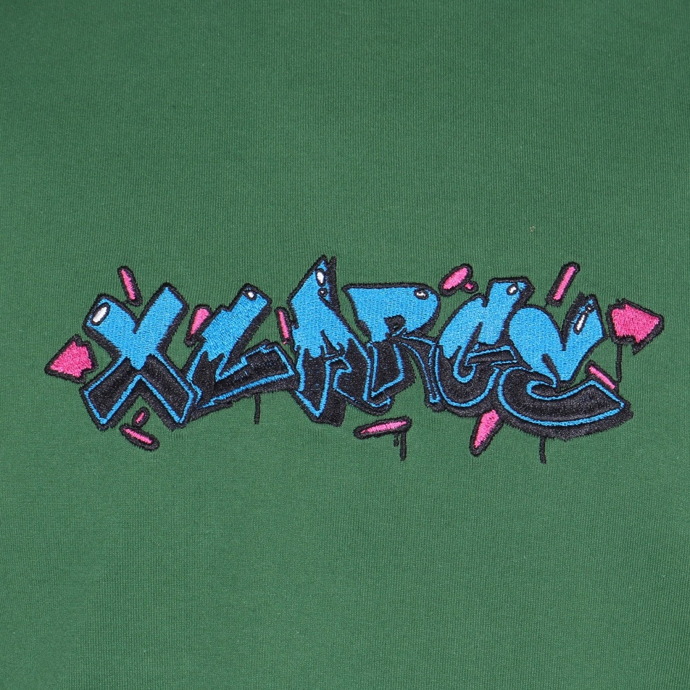 エクストララージ（XLARGE）（メンズ）AEROSOL GAFFITI ショートスリーブ Tシャツ 101242011032-GREEN