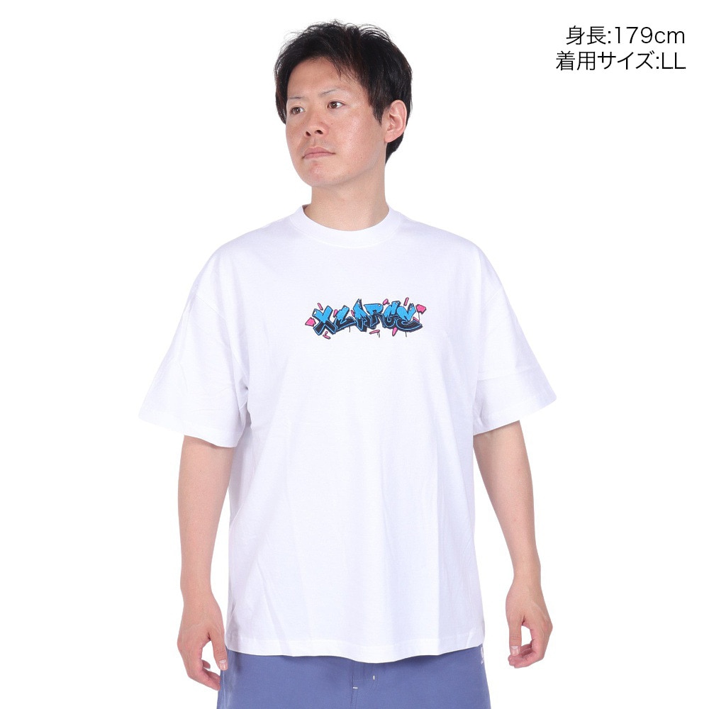 エクストララージ（XLARGE）（メンズ）AEROSOL GAFFITI ショートスリーブ Tシャツ 101242011032-WHITE
