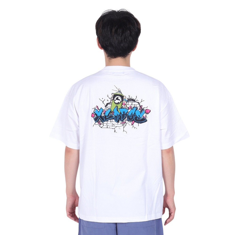 エクストララージ（XLARGE）（メンズ）AEROSOL GAFFITI ショートスリーブ Tシャツ 101242011032-WHITE