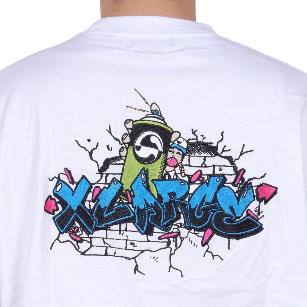 エクストララージ（XLARGE）（メンズ）AEROSOL GAFFITI ショートスリーブ Tシャツ 101242011032-WHITE