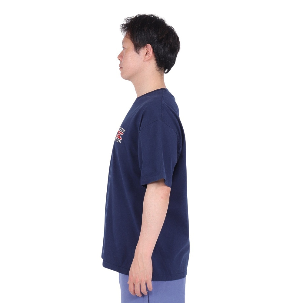エクストララージ（XLARGE）（メンズ）ロゴ ショートスリーブ Tシャツ 101242011033-NAVY