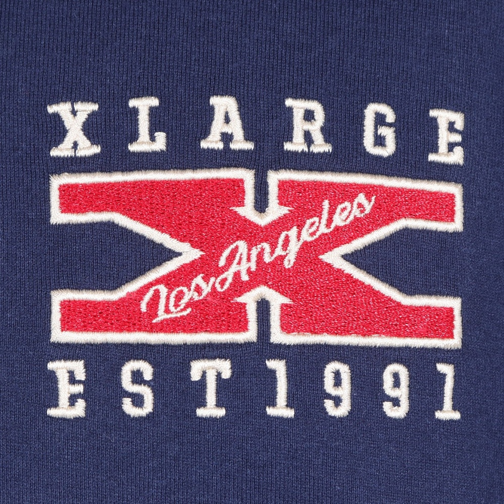 エクストララージ（XLARGE）（メンズ）ロゴ ショートスリーブ Tシャツ 101242011033-NAVY