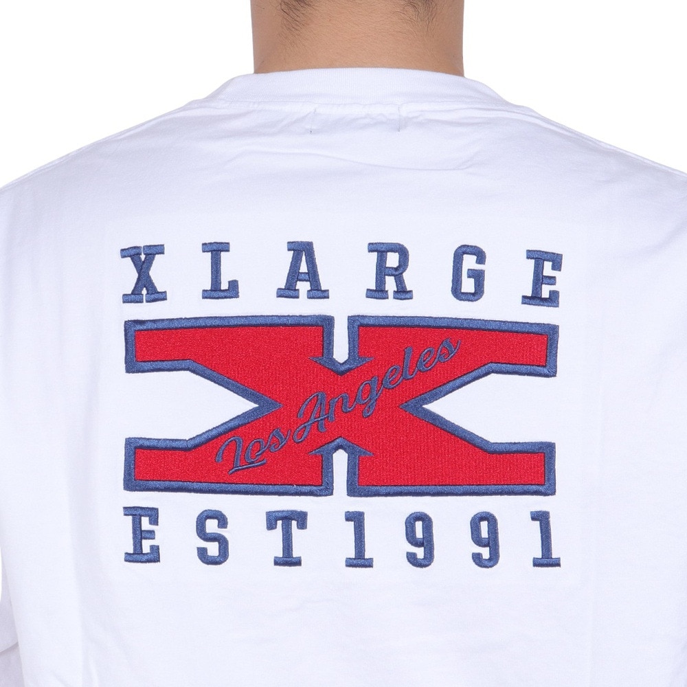 エクストララージ（XLARGE）（メンズ）ロゴ ショートスリーブ Tシャツ 101242011033-WHITE
