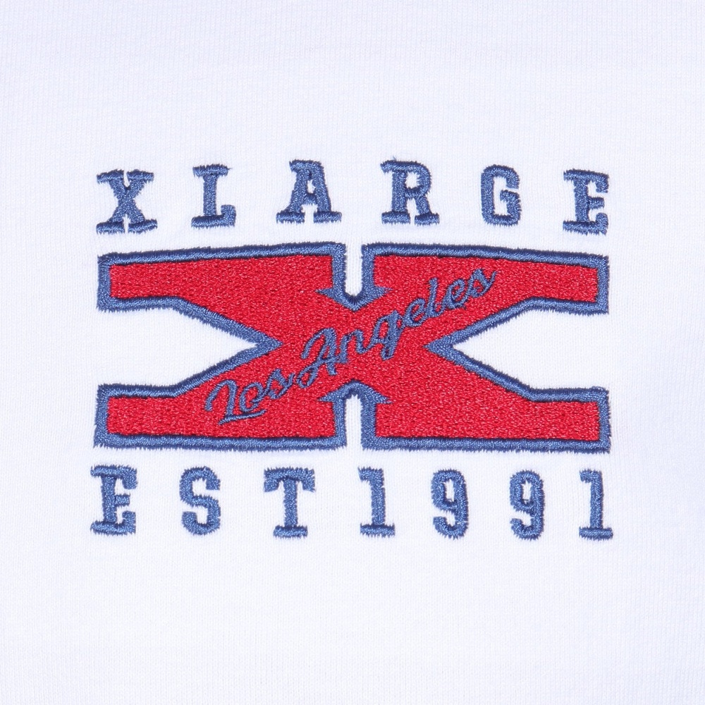 エクストララージ（XLARGE）（メンズ）ロゴ ショートスリーブ Tシャツ 101242011033-WHITE