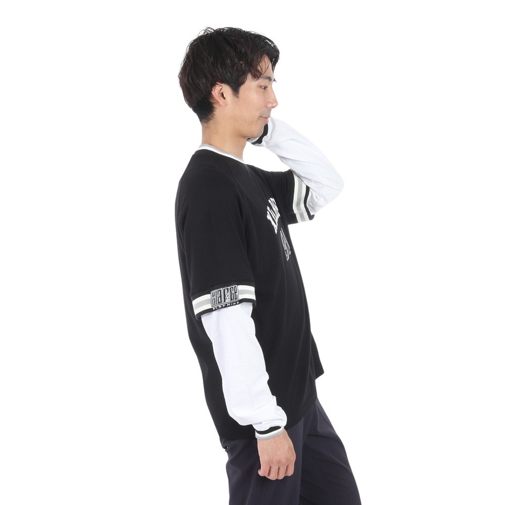 エクストララージ（XLARGE）（メンズ）91 LAYERD 長袖シャツ 101242011035-BLACK