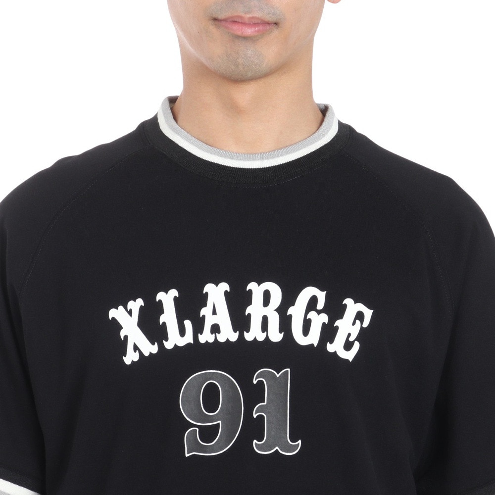 エクストララージ（XLARGE）（メンズ）91 LAYERD 長袖シャツ 101242011035-BLACK