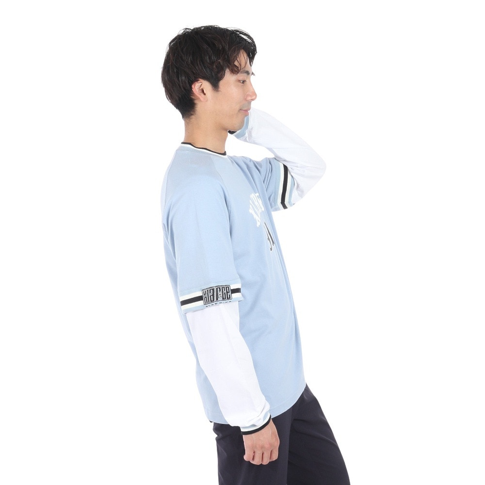 エクストララージ（XLARGE）（メンズ）91 LAYERD 長袖シャツ 101242011035-LtBLUE