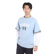 (メンズ)91 LAYERD 長袖シャツ 101242011035-LtBLUE