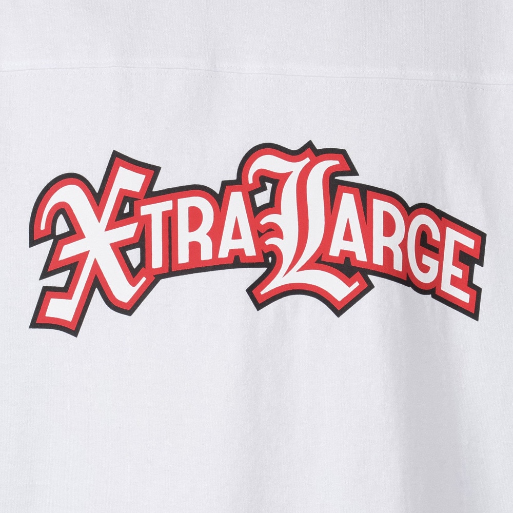 エクストララージ（XLARGE）（メンズ）ロゴ 2TONE 半袖Tシャツ 101242011036-WHITE