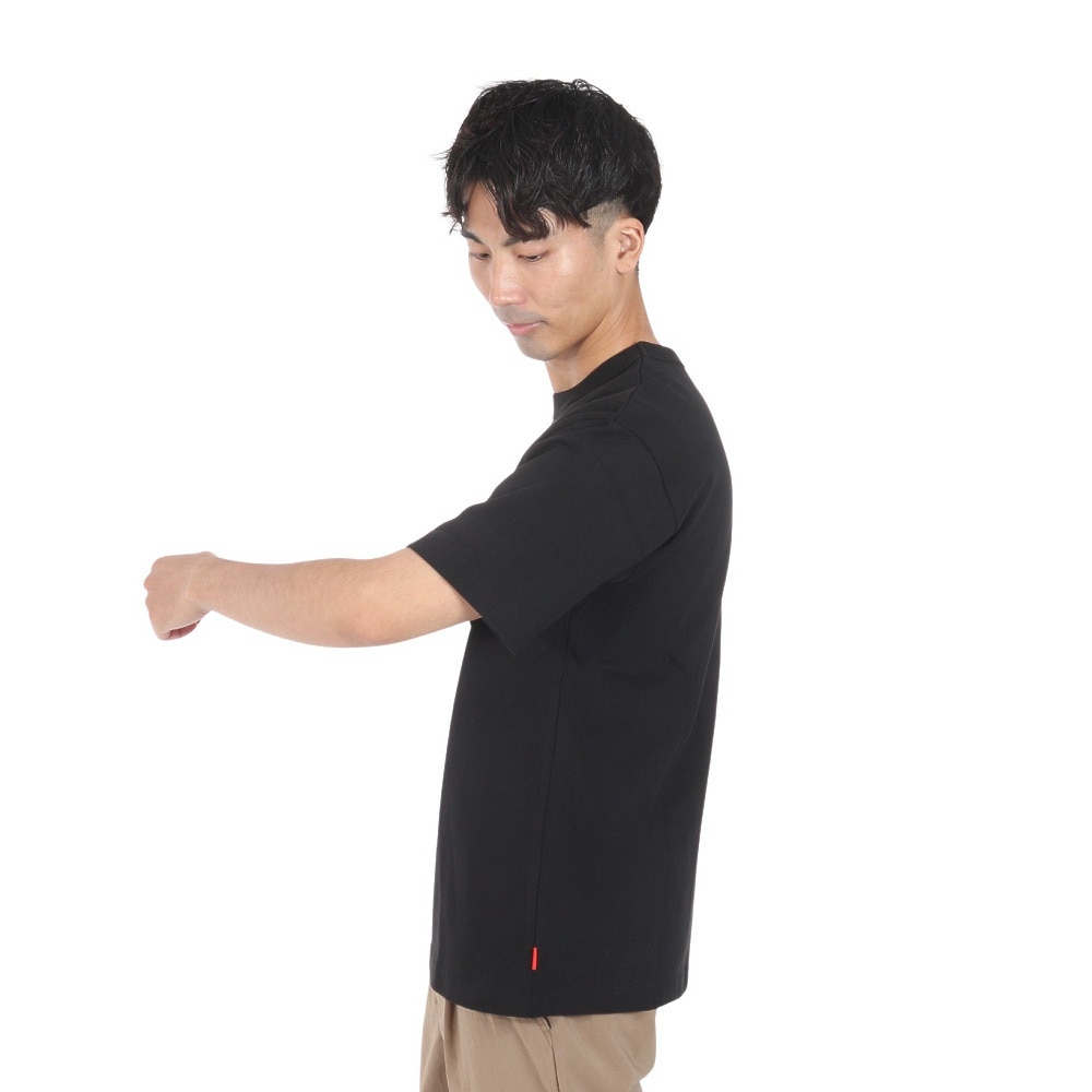 ヘルスニット（Healthknit）（メンズ）マックスウェイト クルーネック 半袖 ポケットTシャツ 51021 BLK