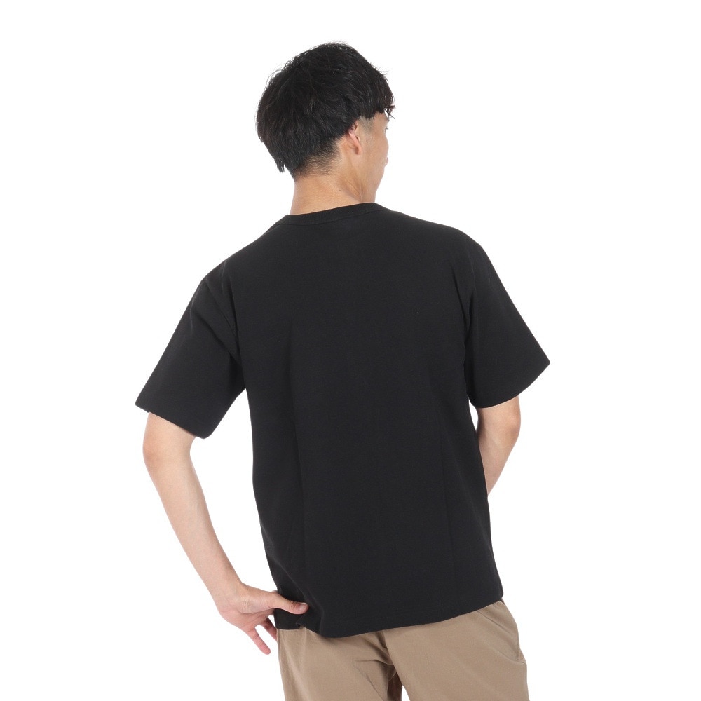 ヘルスニット（Healthknit）（メンズ）マックスウェイト クルーネック 半袖 ポケットTシャツ 51021 BLK