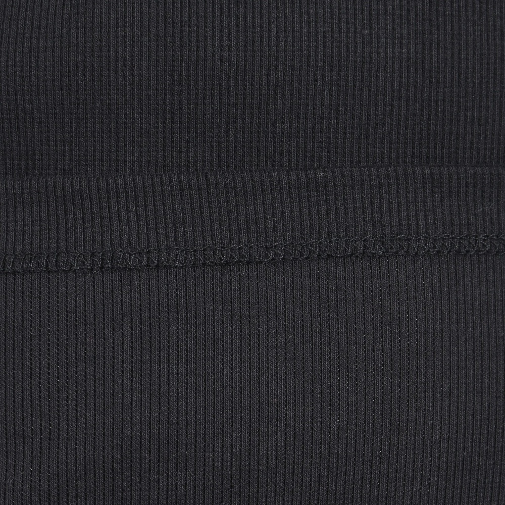 ヘルスニット（Healthknit）（メンズ）ヘビーウェイトリブ ヘンリーネック 半袖Tシャツ 53016 BLK