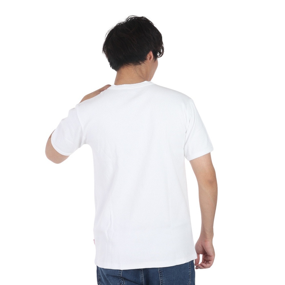 ヘルスニット（Healthknit）（メンズ）ヘビーウェイトリブ ヘンリーネック 半袖Tシャツ 53016 OFF