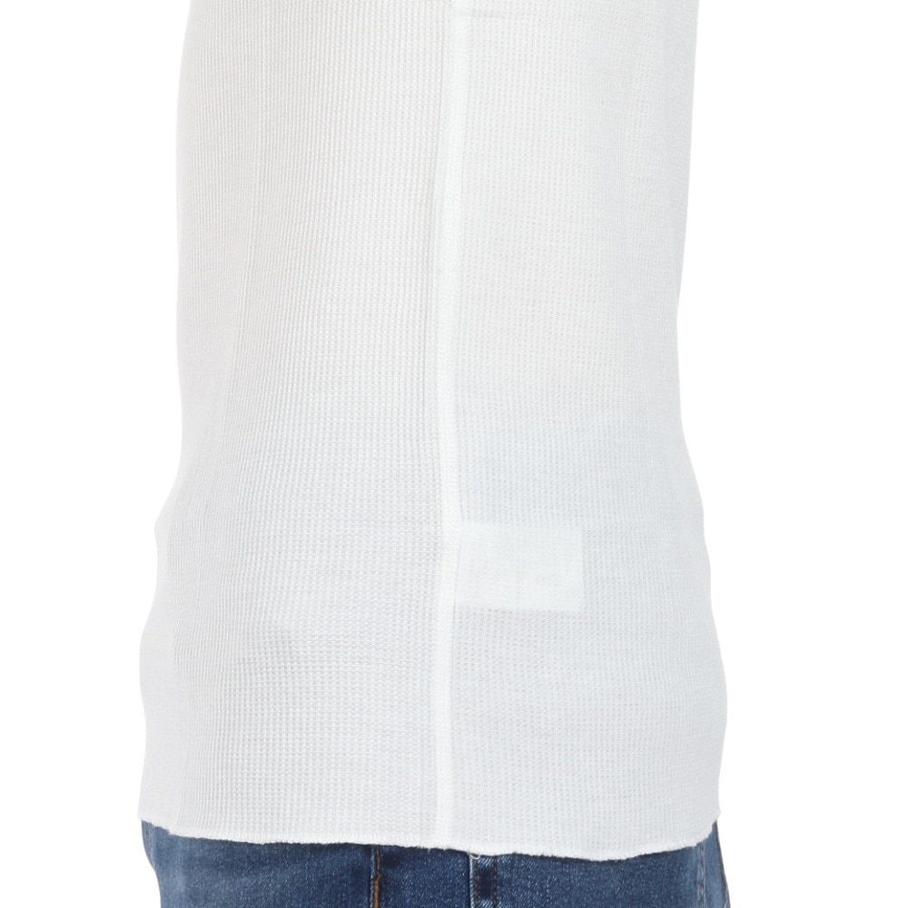 ヘルスニット（Healthknit）（メンズ、レディース）ベーシックワッフル ヘンリーネック 半袖Tシャツ 601S OFF