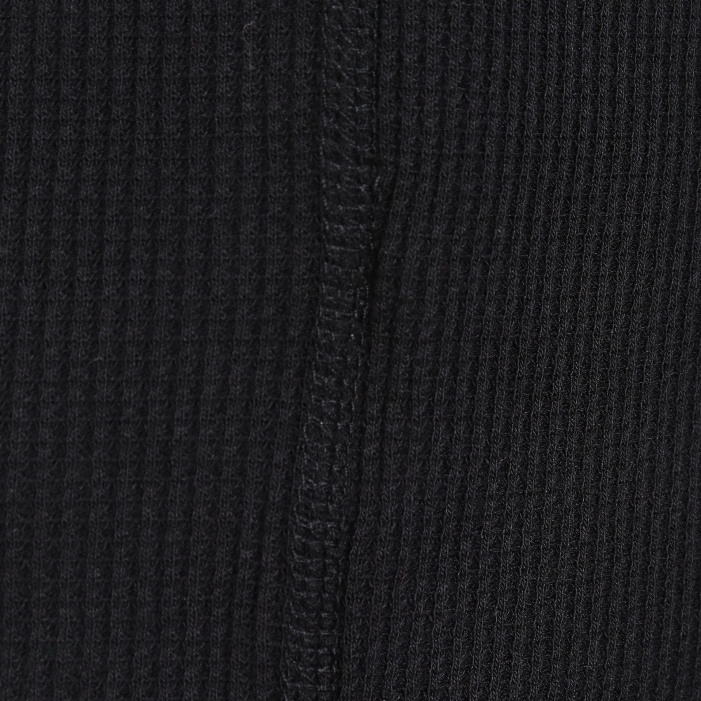 ヘルスニット（Healthknit）（メンズ、レディース）ベーシックワッフル クルーネック 半袖Tシャツ 602S BLK