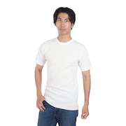 (メンズ、レディース)ベーシックワッフル クルーネック 半袖Tシャツ 602S OFF