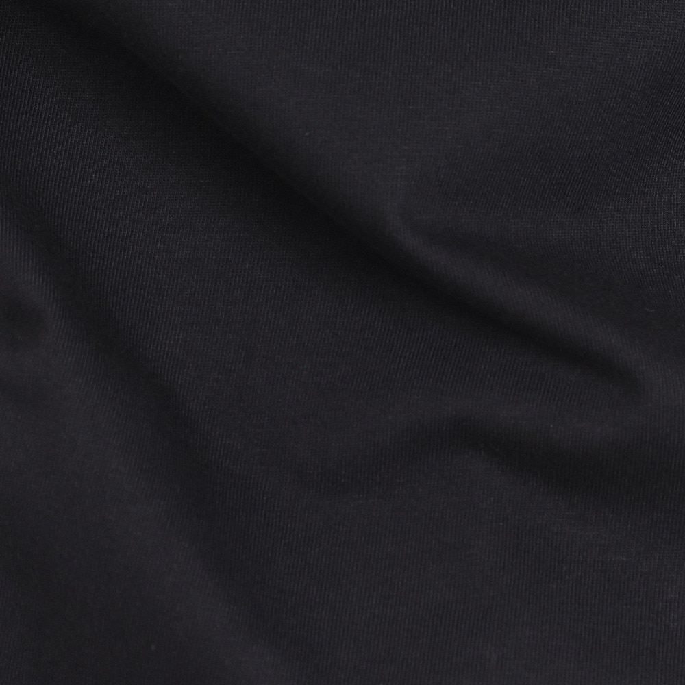 ヘルスニット（Healthknit）（メンズ）USAコットン ヘンリーネック 半袖Tシャツ HR24S-M002 BLK