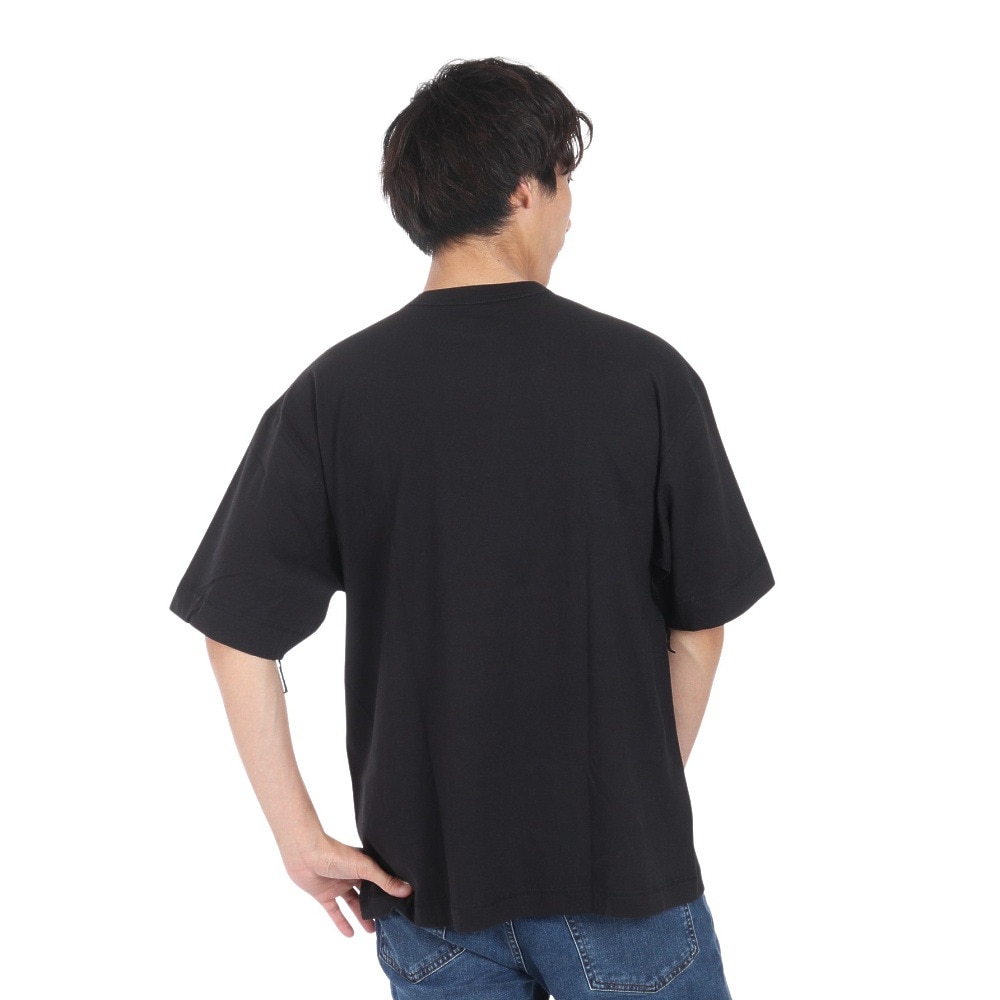 ヘルスニット（Healthknit）（メンズ）USAコットン クルーネック 半袖Tシャツ HR24S-M005 BLK