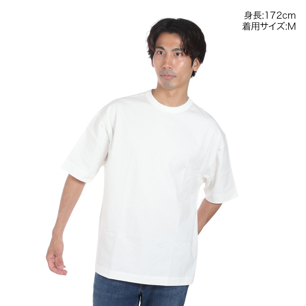 ヘルスニット（Healthknit）（メンズ）USAコットン クルーネック 半袖Tシャツ HR24S-M005 WHT