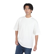 (メンズ)USAコットン クルーネック 半袖Tシャツ HR24S-M005 WHT