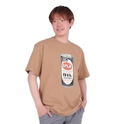 (メンズ)ウォッシュドオイル Tシャツ 2411-18113-00860