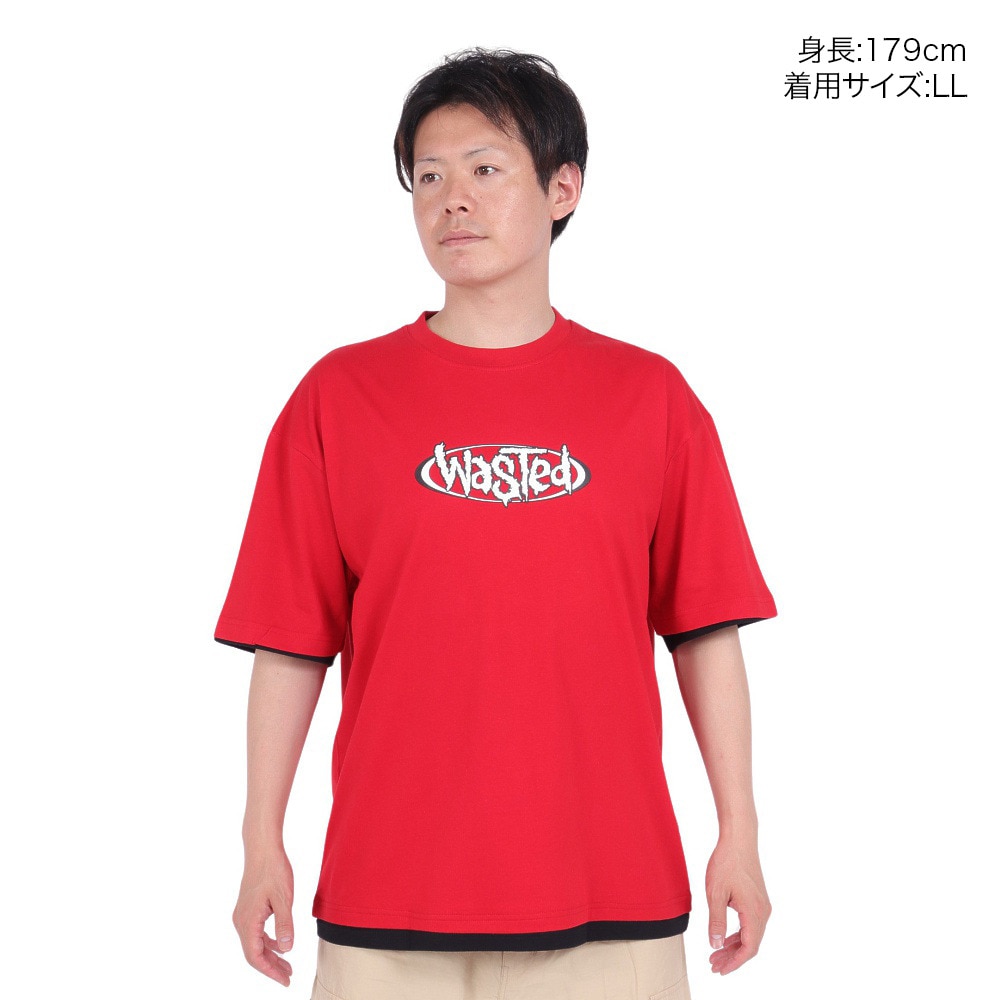 WASTED PARIS（WASTED PARIS）（メンズ）半袖Tシャツ T-NINE NEGATIVE 2412-07213-00310