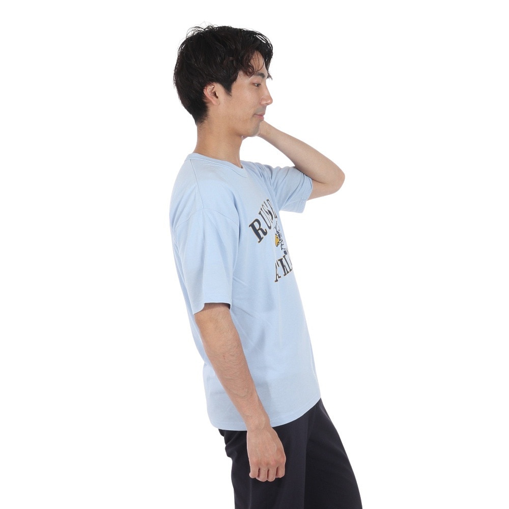 ラッセル（RUSSELL）（メンズ）30s/-BBバート 半袖Tシャツ RBM24S0016 BLU