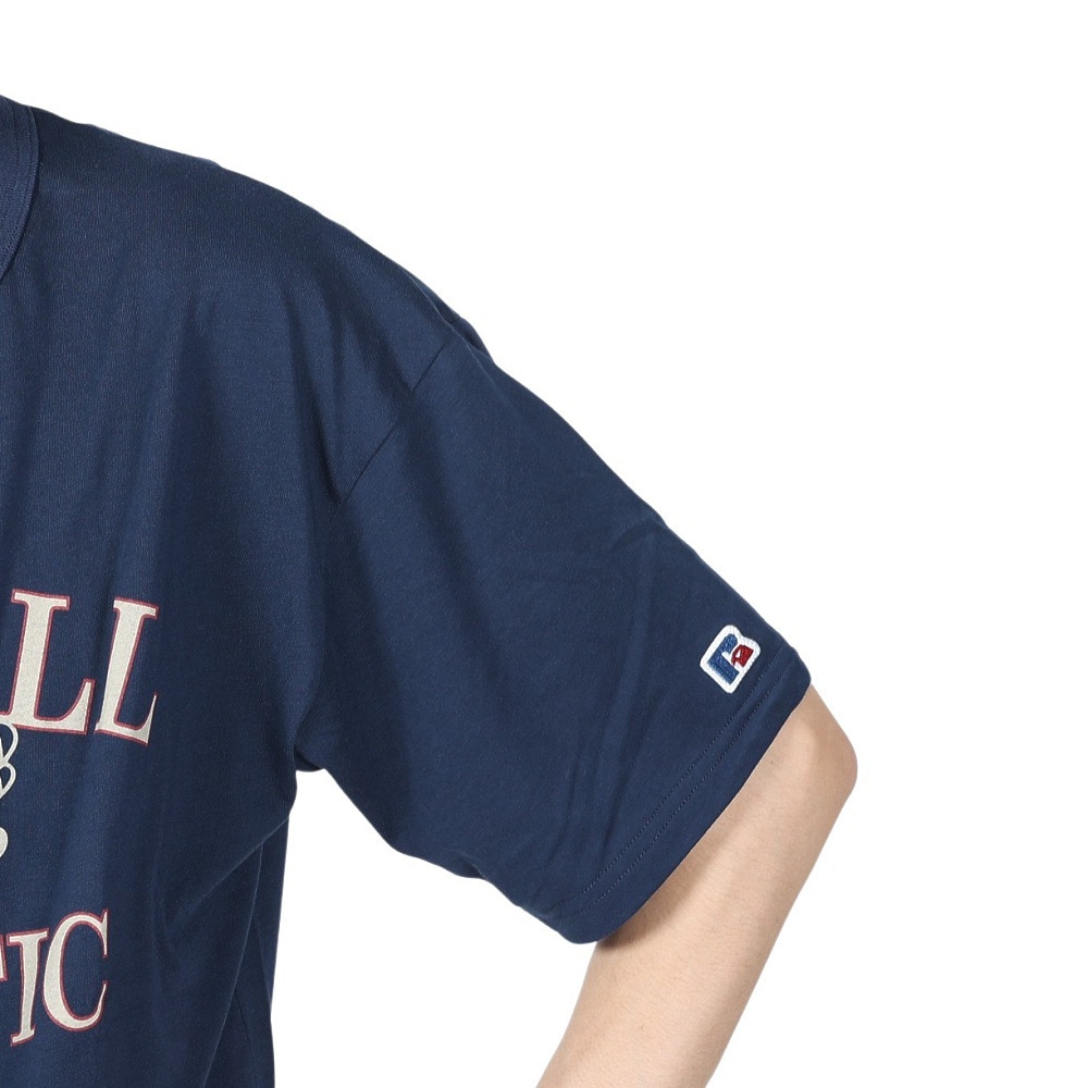 ラッセル（RUSSELL）（メンズ）30s/-BBバート 半袖Tシャツ RBM24S0016 NVY