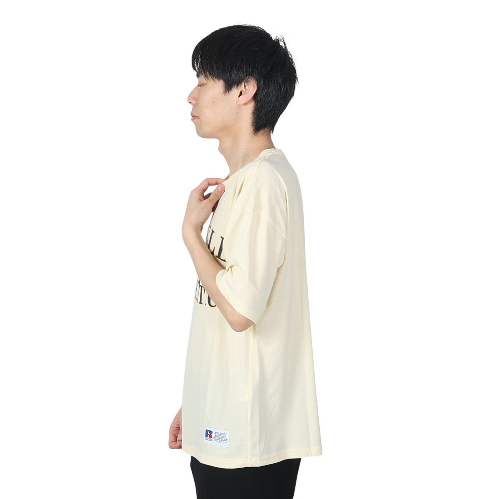 ラッセル（RUSSELL）（メンズ）30s/-BBバート 半袖Tシャツ RBM24S0016 YEL