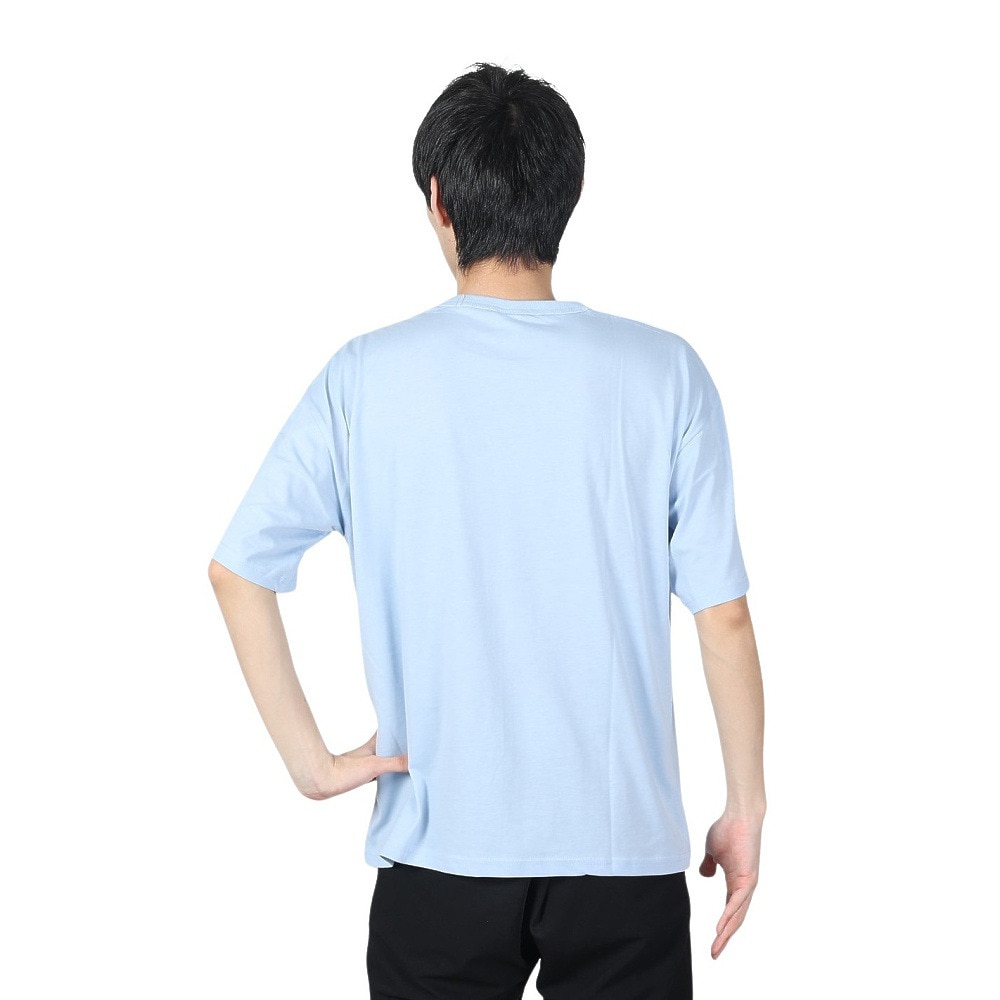 ラッセル（RUSSELL）（メンズ）30S/-アイスホッケー ベア 半袖Tシャツ RBM24S0017 BLU