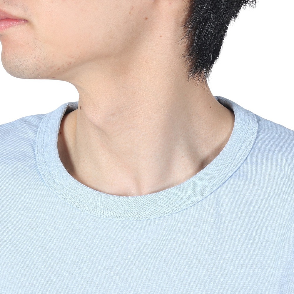 ラッセル（RUSSELL）（メンズ）30S/-アイスホッケー ベア 半袖Tシャツ RBM24S0017 BLU