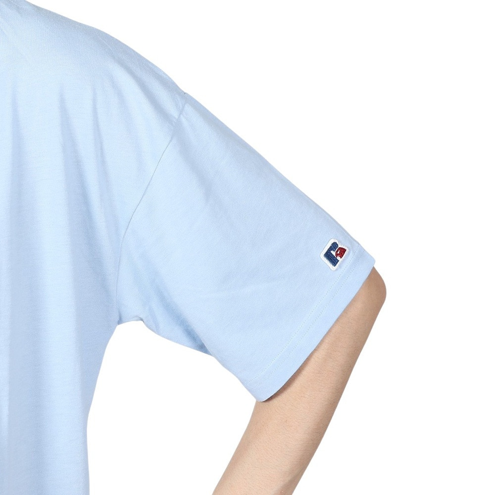 ラッセル（RUSSELL）（メンズ）30S/-アイスホッケー ベア 半袖Tシャツ RBM24S0017 BLU